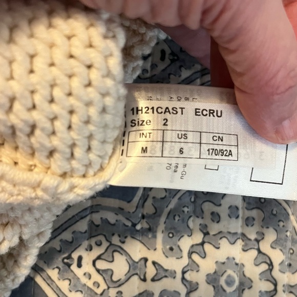 ba&sh Cream Button-Up Cardigan - Picture 7 of 8